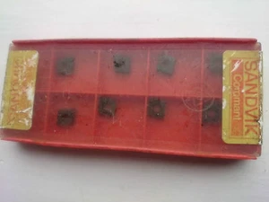 10 Sandvik carbide tips CCMT 06 02 04-UF 4035 ( CCMT060204 CCMT 060204 CCMT21.51 - Picture 1 of 1
