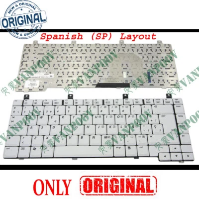 Teclado SP Para HP Pavilion dv4000 Compaq V4000 V4100 Blanco Español 384635-071 Foto 1 de 4