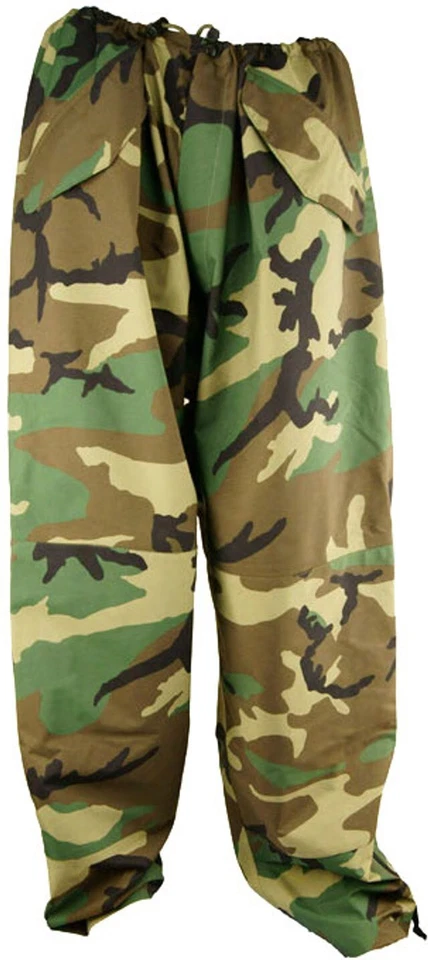 U.S. Armed Forces Gore-Tex Pants W/Pullstring Waist - Woodland Camo - Image 1 of 1