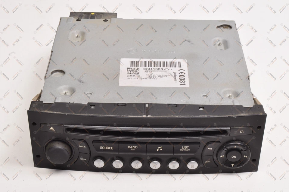 CITROEN BERLINGO II 2008- 1.6 HDi 75PS Radio Autoradio 98041626XT - Bild 1 von 4
