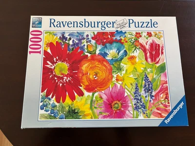 RAVENSBURGER 1000 件 JIGSAW PUZZLE - ABUNDANT BLOOMS Gail Flores 27 英寸 X 20 — 第 1/4 张图片