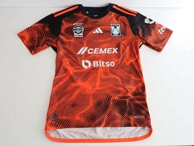 Tigres UANL 2023/24 Adidas Authentic Heat.Rdy Match Jersey Orange Black M - image 1 of 4
