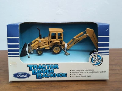 1/64 Ertl Toy Diecast Ford Tractor Loader Backhoe - Image 1 of 4
