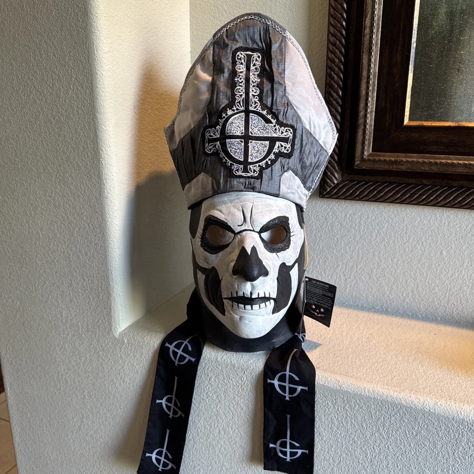 GHOST PAPA 2 Emeritus Deluxe Edition Latex Mask TOTS Officially Licensed - Image 1 of 4