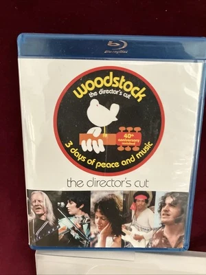 Woodstock: Three Days of Peace and Music (Blu-Ray, 2014) Director's Cut  MINT!! - Image 1 of 4