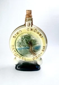 Bing Crosby Jim Beam Golf  Decanter Vtg 1970 29th National Pro-Am Pebble Beach - Picture 1 of 8