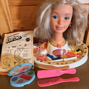 1980 Golden Dream Barbie Fashion Face-Box And Accessories Vintage - Picture 1 of 21