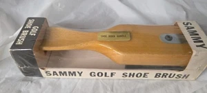 Sammy Golf Shoe Brush With Shoe Horn Handle- In Package- Made In USA - Picture 1 of 7