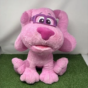 Blue's Clues & You Plush Puppy Big 16” Soft Magenta Large W/ Glasses  - Picture 1 of 17