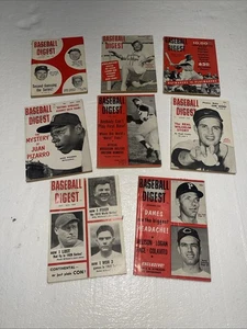1959 Baseball Digest Lot von 8 Zeitschriften - Bild 1 von 9