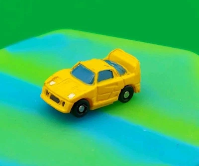 Micro Machines Ultrasmall Insiders Mini Yellow Ferrari F40 RARE HTF 1990 Galoob - Image 1 of 4