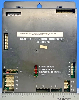 ORDENADOR ROWE AMI CD JUKEBOX CD100F THRU CD100J VER 4.2 PARTE CCC #40832220 Foto 1 de 4