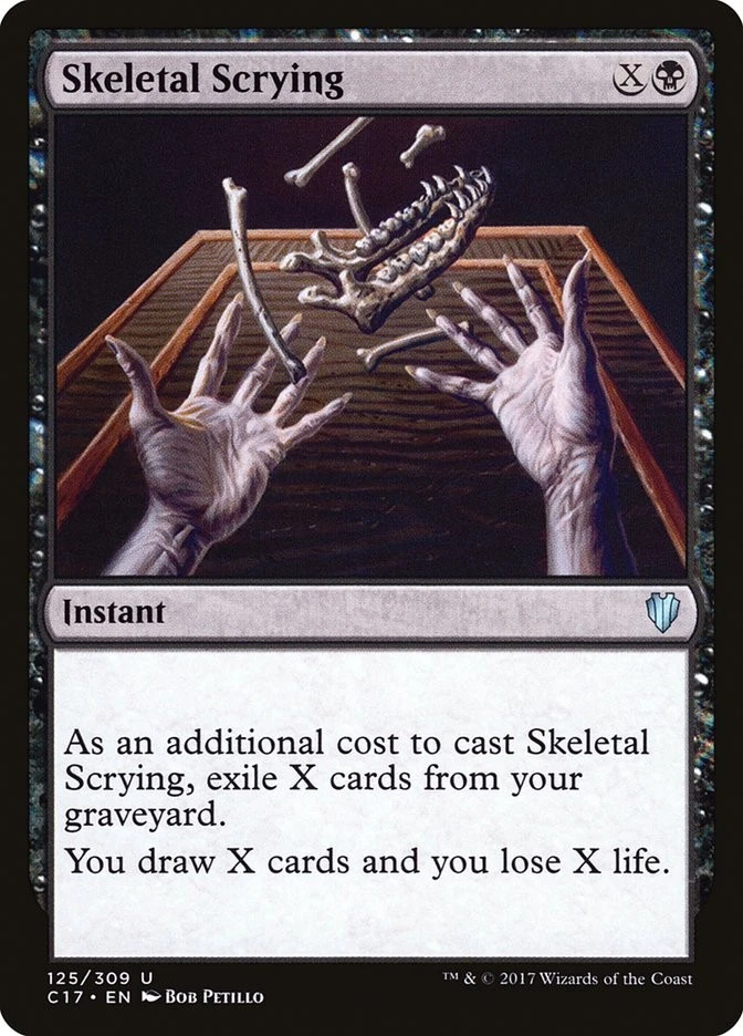 MTG Skeletal Scrying  - Commander 2017 #125 - Image 1 of 1