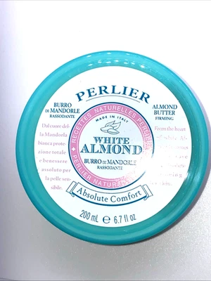 Crema hidratante de mantequilla corporal Perlier WHITE ALMEND de 6,7 oz ~ SELLADA Foto 1 de 2