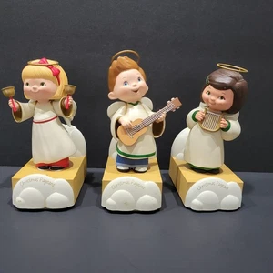 Hallmark 2012 Set of 3 Wireless Children's Christmas Pageant Angel Choir *Video  - Picture 1 of 17