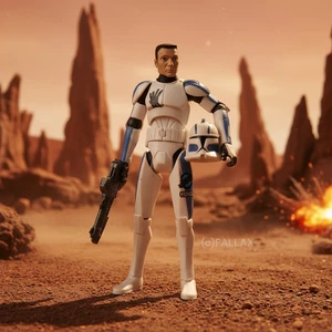 STAR WARS CLONE WARS - CLONE TROOPER ECHO 3,75" / HASBRO 2011 - Bild 1 von 4