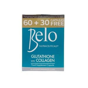 Belo Nutraceuticals Glutathione with Collagen 90 Capsules - Picture 1 of 3