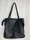 Lara Klass Black Pebbled Leather Crossbody Shoulder Bag 10.5x10x5 Handmade