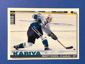 1995-96 Upper Deck Collector's Choice #159 PAUL KARIYA Anaheim Mighty Ducks HOF