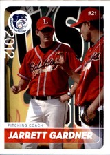 2012 Lincoln Saltdogs Team Issue #6 Jarrett Gardner Pitching Coach Baseball Card