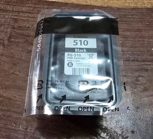 Genuine Canon PG-510 Black Inkjet Cartridge. New & sealed. - Afbeelding 1 van 1