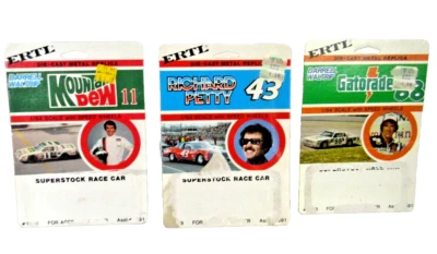ERTL Vintage Superstock Race Car 1:64 Diecast Petty Waltrip Card Backs Only #SC - Image 1 of 4