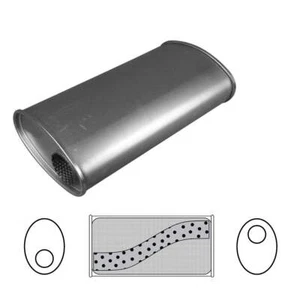 8" x 4" Oval, 16" Long, 2", O/O, No Spigots, Mega Power, Mild - Picture 1 of 1
