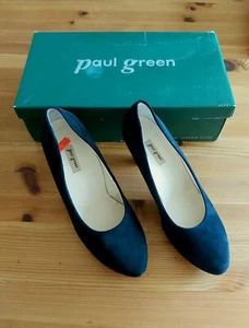 Paul Green Pumps, Samtziege dunkelblau, Gr. 5,5, neuwertig mit Karton! - Bild 1 von 5