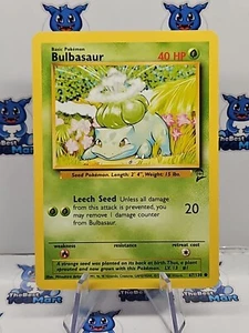 Bulbasaur 67/130 - Pokemon Base Set 2 LP - Picture 1 of 2