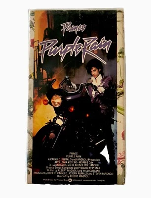 Purple Rain (VHS, Warner Bros) Prince - Morris Day - No Barcode - Rare HTF - Image 1 of 4