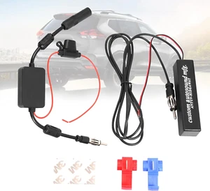 12V Car Antenna Booster Stereo FM AM Radio Signal Amplifier Amp for Car Vehicle - Picture 1 of 12