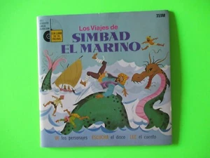 SINBAD 7" 45 RARE SPANISH PRESS PIC SLEEVE DISNEY LATIN - Picture 1 of 2