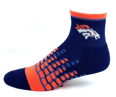 Denver Broncos Football M1500R Digi Squares Quarter Socks Cover