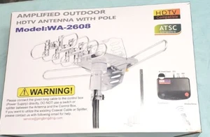 Pingbingding verstärkte HDTV-Antenne für Aussenbereich mit Befestigungsstange WA-2608 offene Box - Bild 1 von 2
