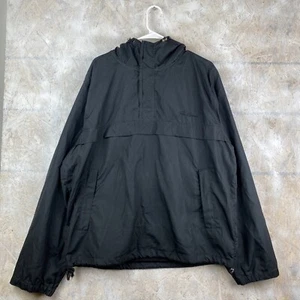 Vintage Reyn Spooner Jacket Mens Large Black Hawaiian Lined 1/4 Zip - Picture 1 of 14