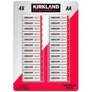 Kirkland Signature Alkaline AA Plus Batteries, 48 Count - Picture 1 of 3