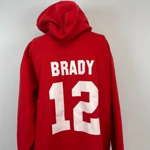 Fanatics Tom Brady Tampa Bay Buccaneers Super Bowl LV Jersey Hoodie NFL XLT - Picture 1 of 4