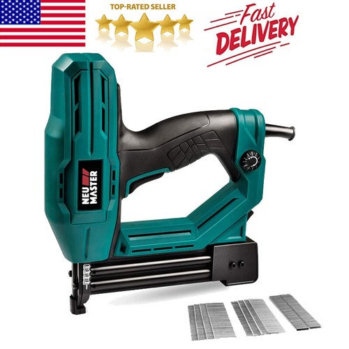 Nail Gun & Staple Gun 2in1 Electric Heavy Duty Stapler Nailer