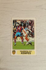 1977-78 "KEMPES" VALENCIA C.F. SOCCER STICKER IN ACTION  PACOSA 2 NON GLUED