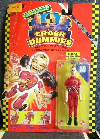 Vintage Tyco Incredible Crash Dummies 1991 Daryl  MOC!  Factory Sealed! Cover