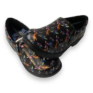 EASY WORKS by Easy Street Laurie Black Patent Dragonfly - SIZE 6 WIDE NEW - Picture 1 of 9