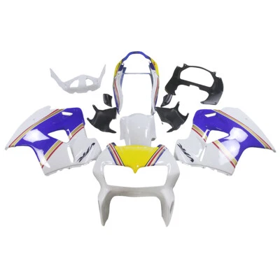 Fairings for Honda VFR800 1998 99 2000 2001 Interceptor 800 Blue Yellow Bodywork Foto 1 de 4