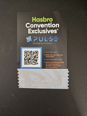 SDCC 2023 Hasbro Pulse QR Code Cover
