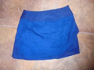 Sheshow Women's Size Medium Blue Skirted Shorts Swim Bottom - Picture 1 of 4