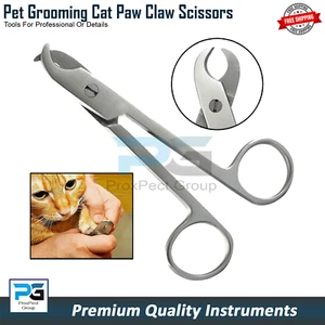 Cat Paw Claw Scissors Safety Trimming Moustache Beard Pets Grooming Salon Spa - Picture 1 of 5