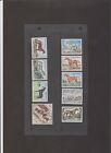 Set of 9 Thematic Postage Stamps of Monaco on Horses all Unhinged Mint