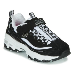 Nuevas Zapatillas Niños Niñas Talla 11 Skechers 80588L DLites Negro Blanco Juvenil - Imagen 1 de 6