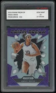 Tarjeta de novato Angel Reese 2024 Panini DP Break Prizm primer grado 10 NBA Chicago Sky - Imagen 1 de 1