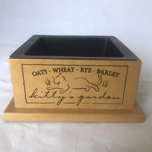 Kitty's Garden Wooden Box Planter Pioneer Pets Products - Picture 1 of 12