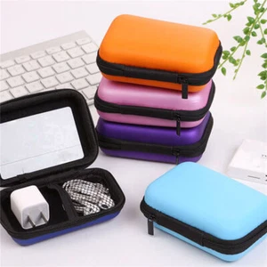 Portable Data USB Cable Earphone Change Storage Bag Travel Case Organizer Pouch - Picture 1 of 16